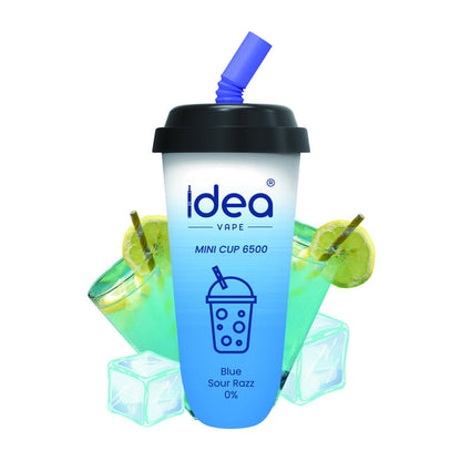 Idea Vape Mini Cup 6500 Puffs Top Brand Disposable Vape Bars Pens  Wholesale,BOX OF 10 PCS Idea Vape Mini Cup 6.5K Kit Nicotine Free-Idea