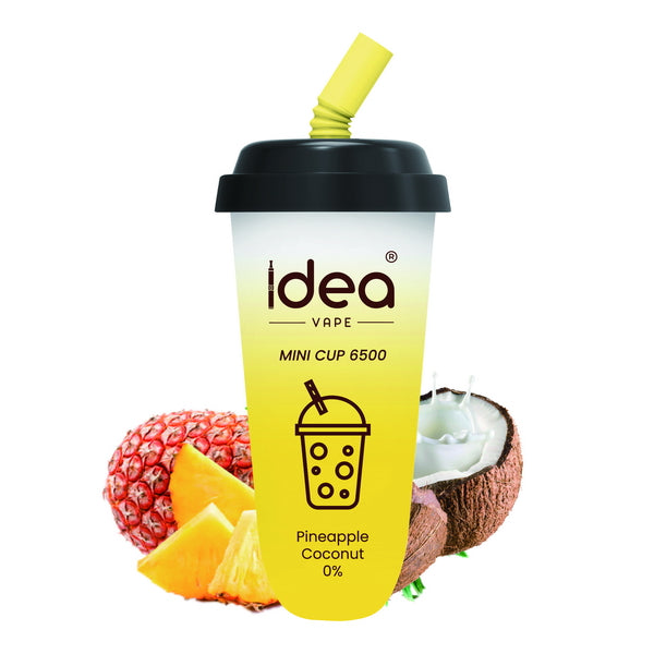 Idea Vape Mini Cup 6500 Puffs Top Brand Disposable Vape Bars Pens  Wholesale,BOX OF 10 PCS Idea Vape Mini Cup 6.5K Kit Nicotine Free-Idea