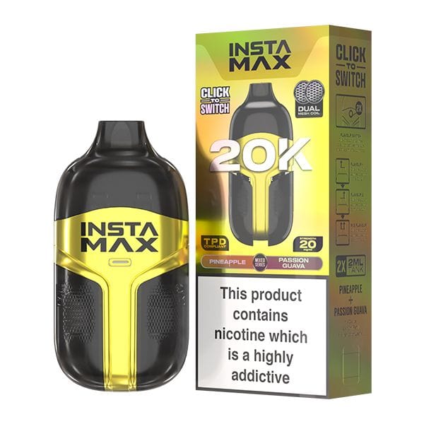 Insta Max 20K Puff Disposable Vape  dual-flavour ， 20000 puffs 650 mAh
