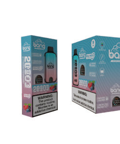 Bang 20000 Puffs LED Display Disposable Vape Bang King Double Crystal 20000 Puffs Vape 20K Disposable Vape Pen E Cigarette Prefilled-650mAh Battery, 25ml E-liquid, Multiple Nicotine 12 Flavors