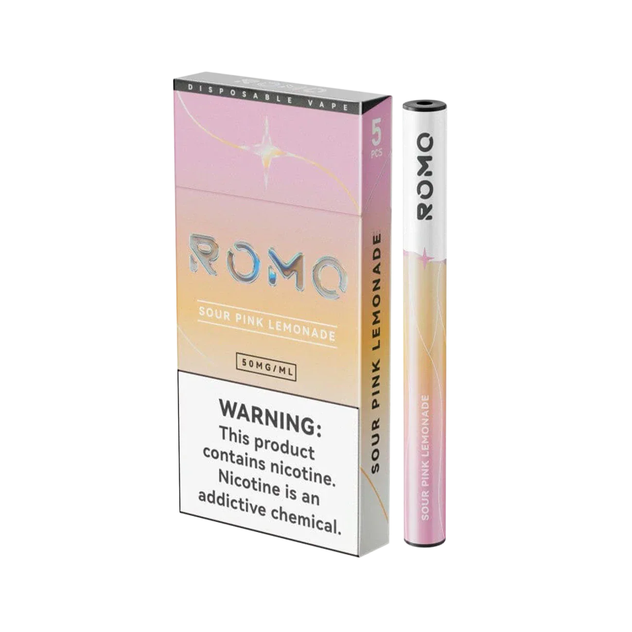 Romo 200 Puffs Disposable Vape 5PK