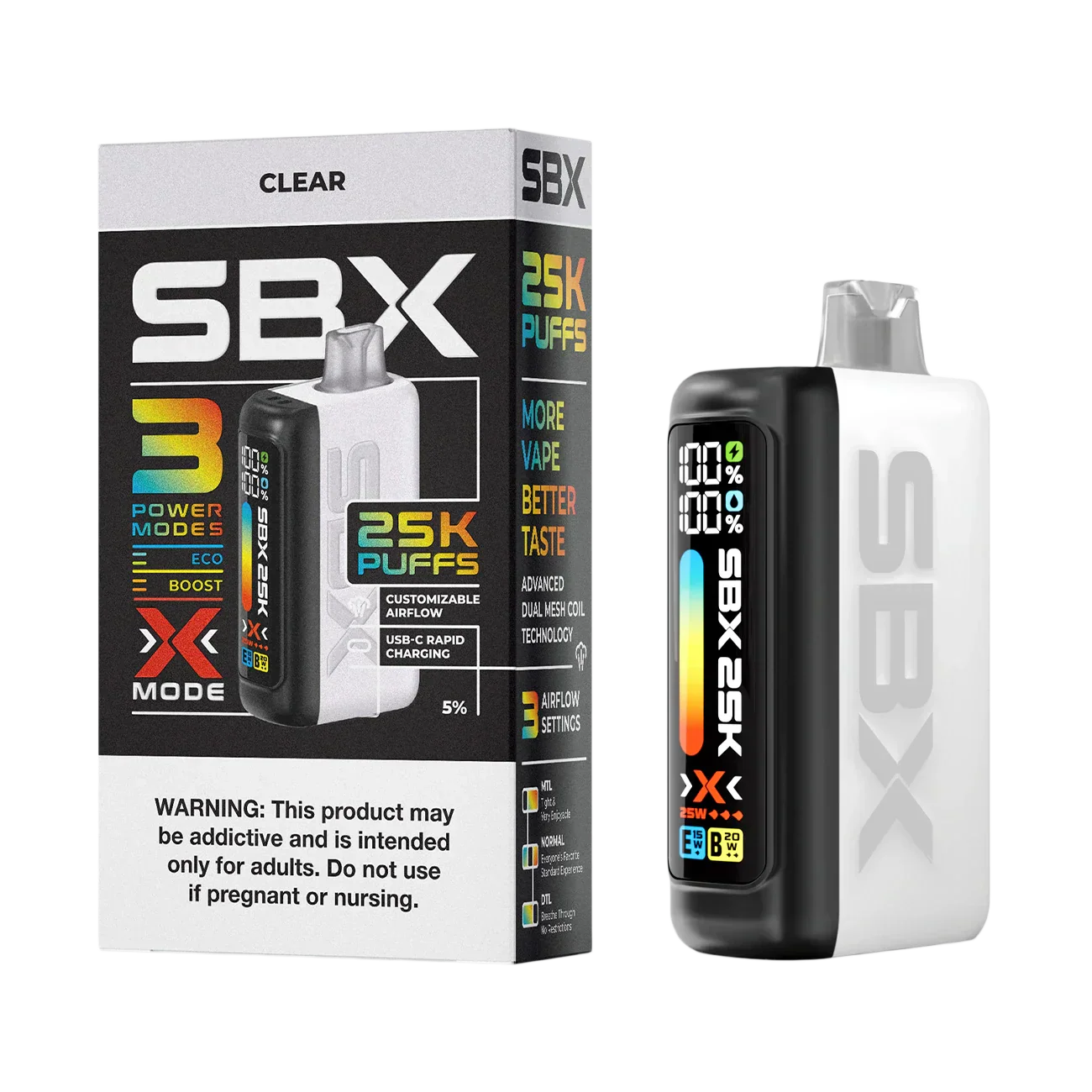 SBX 25K Puffs Disposable Vape