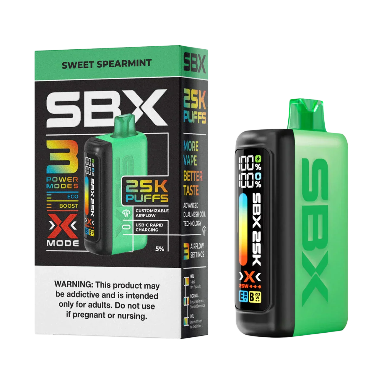 SBX 25K Puffs Disposable Vape