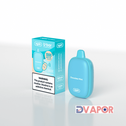 Again U-Bar 7000 Puff Rechargeable Disposable | 14ml | 3% Strength