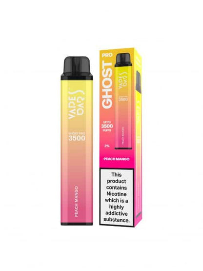 Ghost Pro 3500 Puffs Disposable Vape Box Of 10
