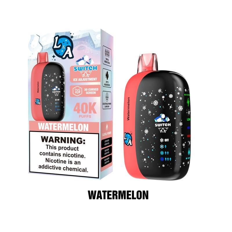 L&A Switch 40K Ice Control Disposable Vape 5%