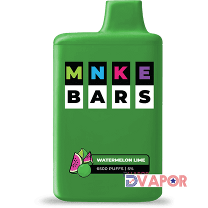 CLEARANCE (Non-Refundable) MNKE Bar 16ml 6500 Puff 5% Rechargeable Disposable Vape